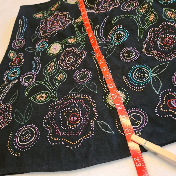 NEW FRONTIER EMBROIDERED AND EMBELISHED SKIRT - Picture 5 of 6